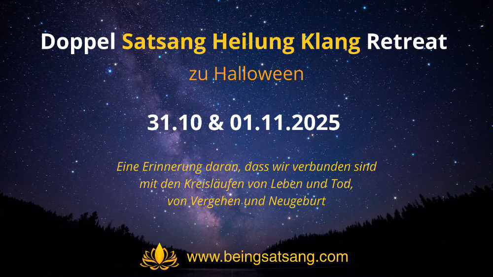 Event image for Online Doppel-Satsang Heilung Klang Retreat